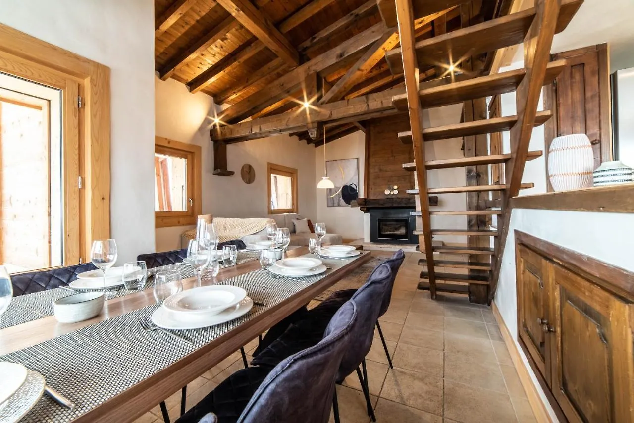 Chalet Vue Mont-Blanc, +4 Chambres, Cheminee Megeve 0*,